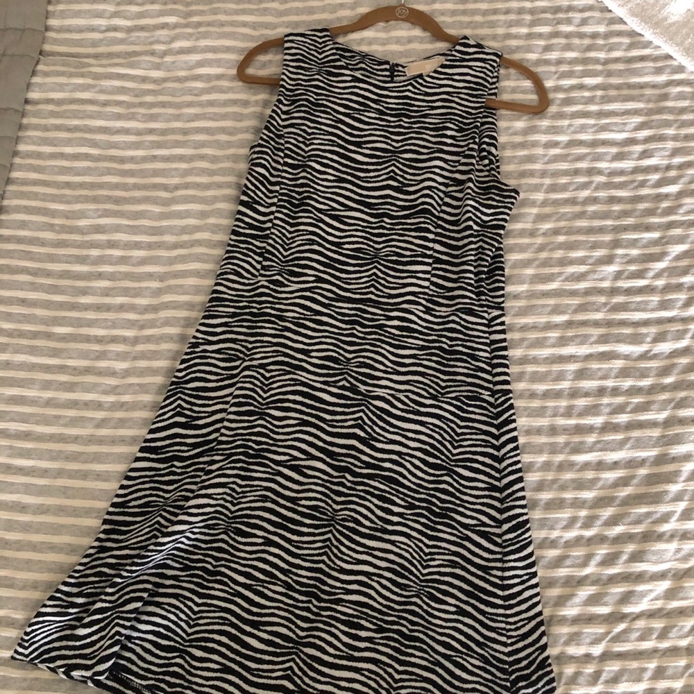 Michael Kors - Zebra Fit and Flare Dress